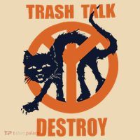 Trash Talk Destroy Black Cat Tote Bag thumb 4