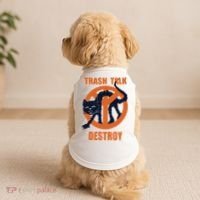 Trash Talk Destroy Black Cat Doggie Tank thumb 2
