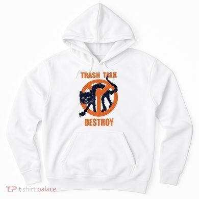 Trash Talk Destroy Black Cat Hoodie