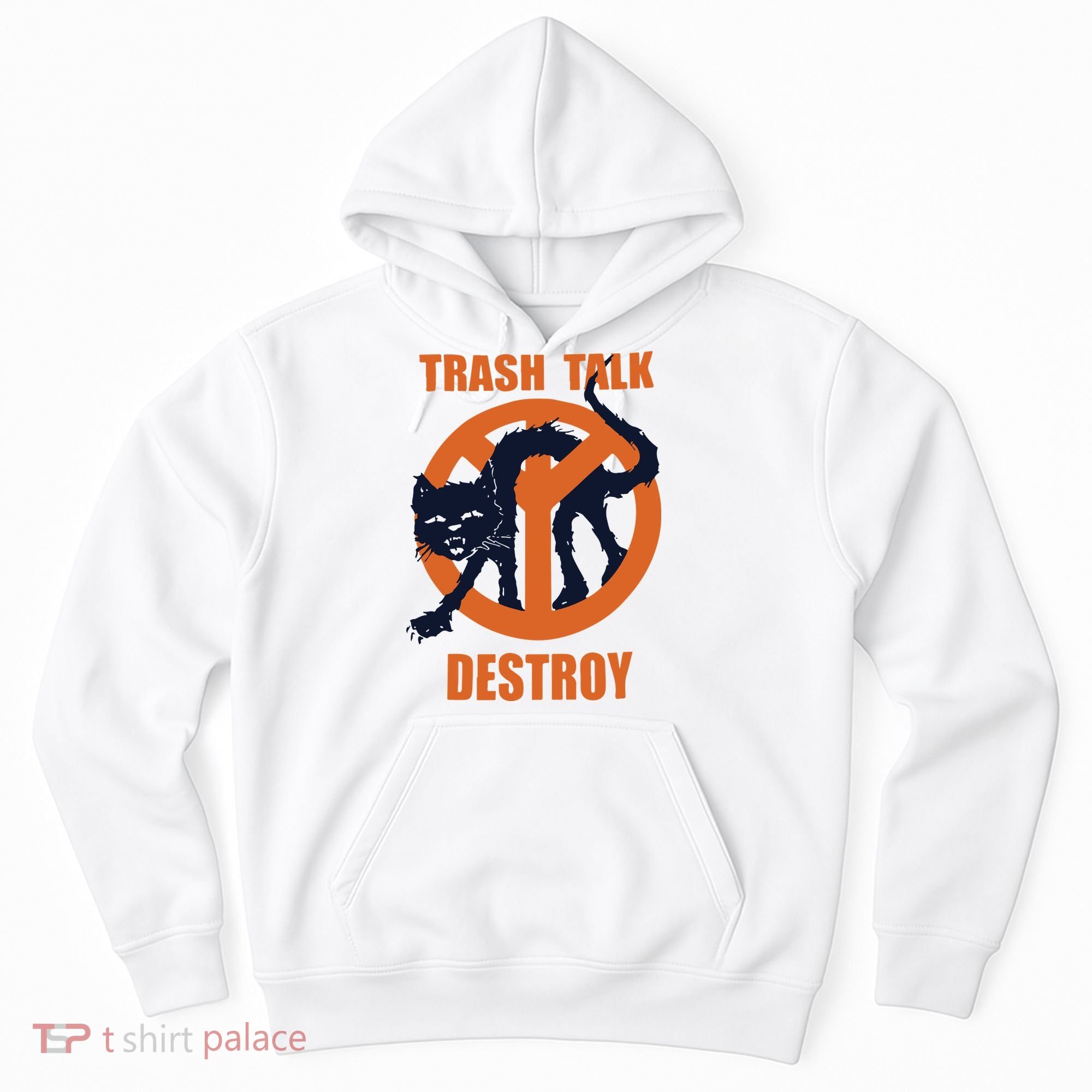 Trash Talk Destroy Black Cat Hoodie