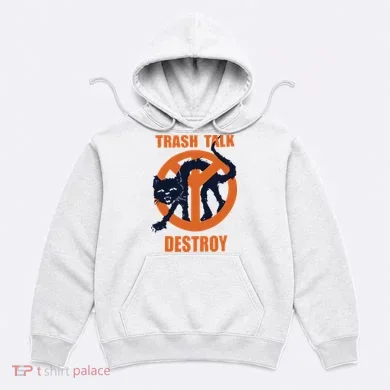 Trash Talk Destroy Black Cat Hoodie
