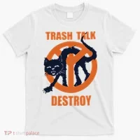 Trash Talk Destroy Black Cat T-Shirt thumb 0