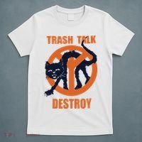 Trash Talk Destroy Black Cat T-Shirt thumb 5
