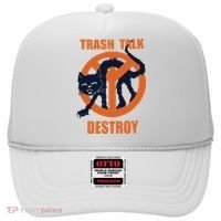Trash Talk Destroy Black Cat Hat thumb 0