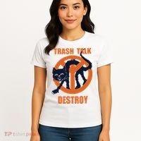 Trash Talk Destroy Black Cat Women's T-Shirt thumb 4