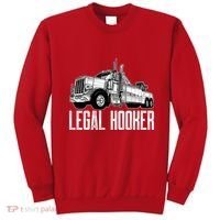 Tow Truck Driver Legal Hooker Funny Big Wrecker Sweatshirt thumb 0