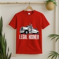 Tow Truck Driver Legal Hooker Funny Big Wrecker T-Shirt thumb 2