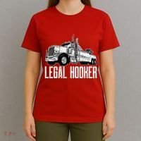 Tow Truck Driver Legal Hooker Funny Big Wrecker T-Shirt thumb 4