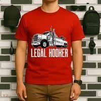 Tow Truck Driver Legal Hooker Funny Big Wrecker T-Shirt thumb 6
