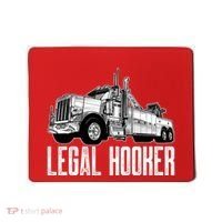 Tow Truck Driver Legal Hooker Funny Big Wrecker Mousepad thumb 0