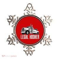 Tow Truck Driver Legal Hooker Funny Big Wrecker Ornament thumb 0