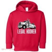 Tow Truck Driver Legal Hooker Funny Big Wrecker Toddler Hoodie thumb 0