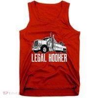 Tow Truck Driver Legal Hooker Funny Big Wrecker Tank Top thumb 0