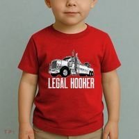 Tow Truck Driver Legal Hooker Funny Big Wrecker Toddler T-Shirt thumb 2