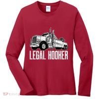 Tow Truck Driver Legal Hooker Funny Big Wrecker Women's Long Sleeve Shirt thumb 0
