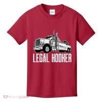 Tow Truck Driver Legal Hooker Funny Big Wrecker Kids T-Shirt thumb 0