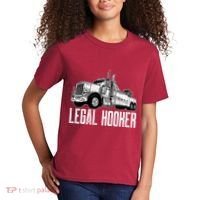 Tow Truck Driver Legal Hooker Funny Big Wrecker Kids T-Shirt thumb 2