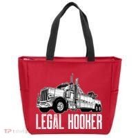 Tow Truck Driver Legal Hooker Funny Big Wrecker Tote Bag thumb 0