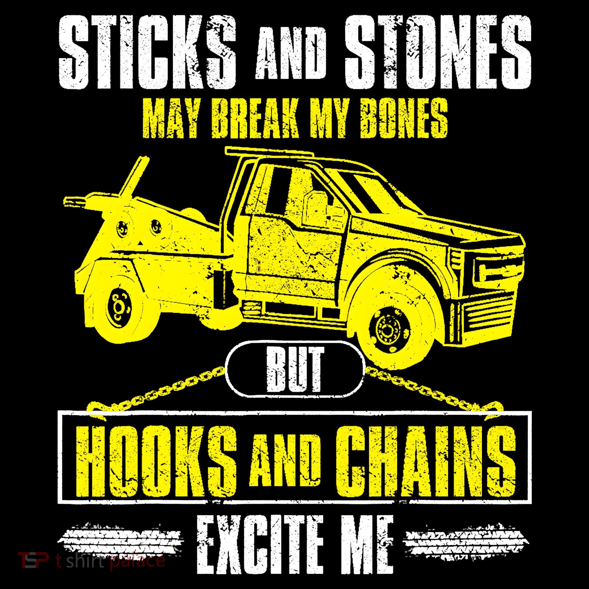 Tow Truck Driver Breakdown Lorry Thin Yellow Line Trucker Long Sleeve Shirt