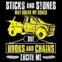 Tow Truck Driver Breakdown Lorry Thin Yellow Line Trucker Mousepad thumb 1