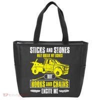 Tow Truck Driver Breakdown Lorry Thin Yellow Line Trucker Tote Bag thumb 0