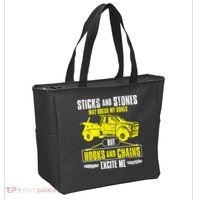 Tow Truck Driver Breakdown Lorry Thin Yellow Line Trucker Tote Bag thumb 2