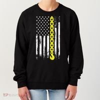 Tow Truck Driver Thin Yellow Line Usa Flag Gift Towing Dad Gift Women's Sweatshirt thumb 0