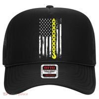 Tow Truck Driver Thin Yellow Line Usa Flag Gift Towing Dad Gift Hat thumb 0