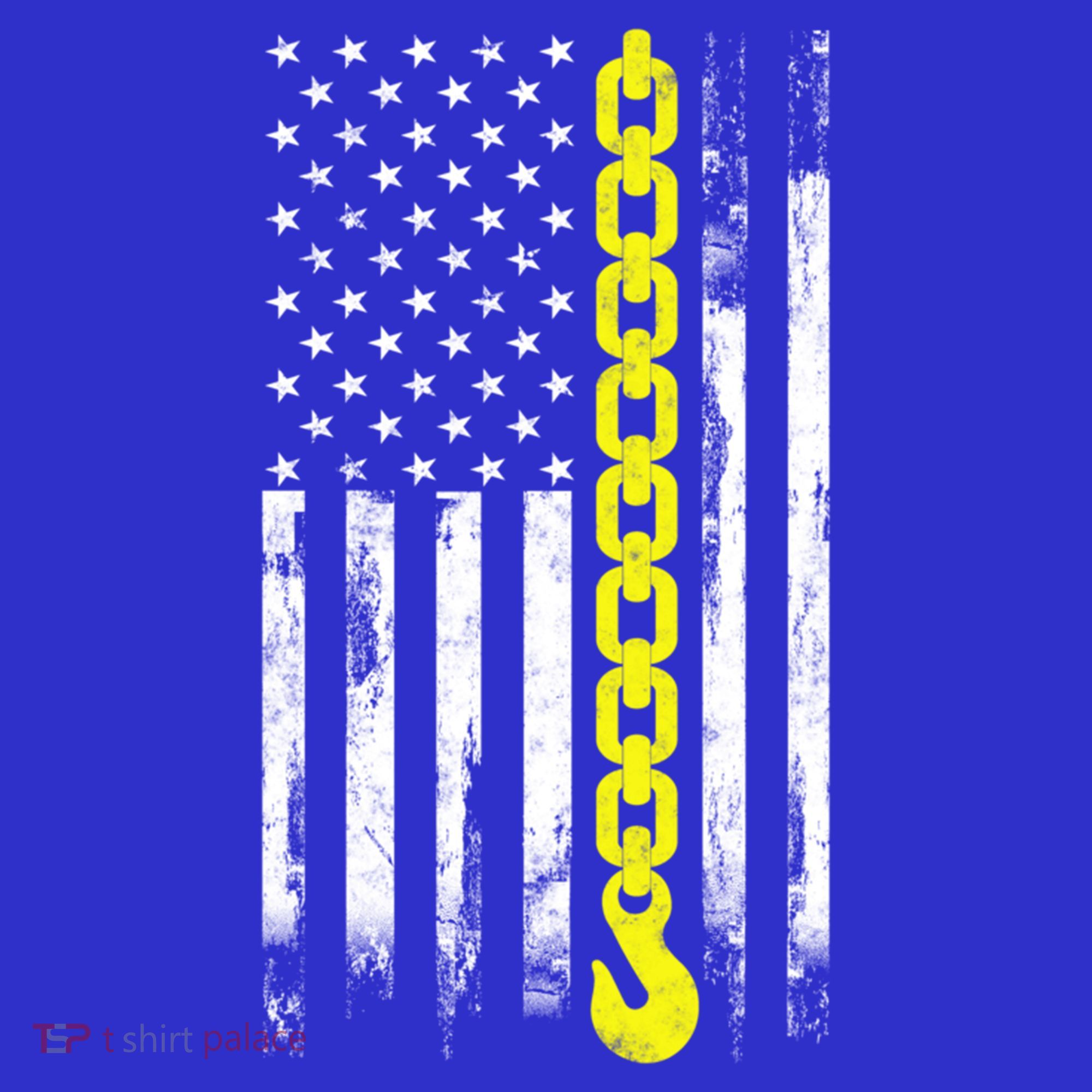 Tow Truck Driver Thin Yellow Line Usa Flag Gift Towing Dad Gift Mousepad