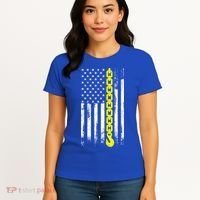 Tow Truck Driver Thin Yellow Line Usa Flag Gift Towing Dad Gift Women's T-Shirt thumb 4