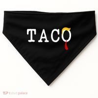 Taco Trump Donald Hair Tie Logo Funny Trending USA-Made Doggie Bandana thumb 0