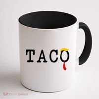 Taco Trump Donald Hair Tie Logo Funny Trending Coffee Mug thumb 1