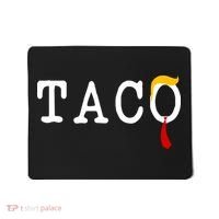Taco Trump Donald Hair Tie Logo Funny Trending Mousepad thumb 0