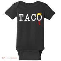 Taco Trump Donald Hair Tie Logo Funny Trending Baby Bodysuit thumb 0
