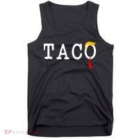 Taco Trump Donald Hair Tie Logo Funny Trending Tank Top thumb 0