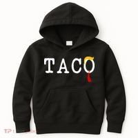 Taco Trump Donald Hair Tie Logo Funny Trending Kids Hoodie thumb 0