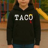 Taco Trump Donald Hair Tie Logo Funny Trending Kids Hoodie thumb 3