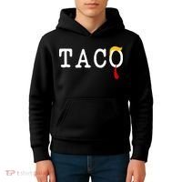 Taco Trump Donald Hair Tie Logo Funny Trending Kids Hoodie thumb 4