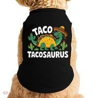 Tacosaurus Taco Dinosaur Funny Dino Cinco De Mayo Mexican Doggie Tank thumb 0