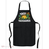 Tacosaurus Taco Dinosaur Funny Dino Cinco De Mayo Mexican Apron thumb 0