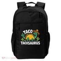 Tacosaurus Taco Dinosaur Funny Dino Cinco De Mayo Mexican Backpack thumb 0