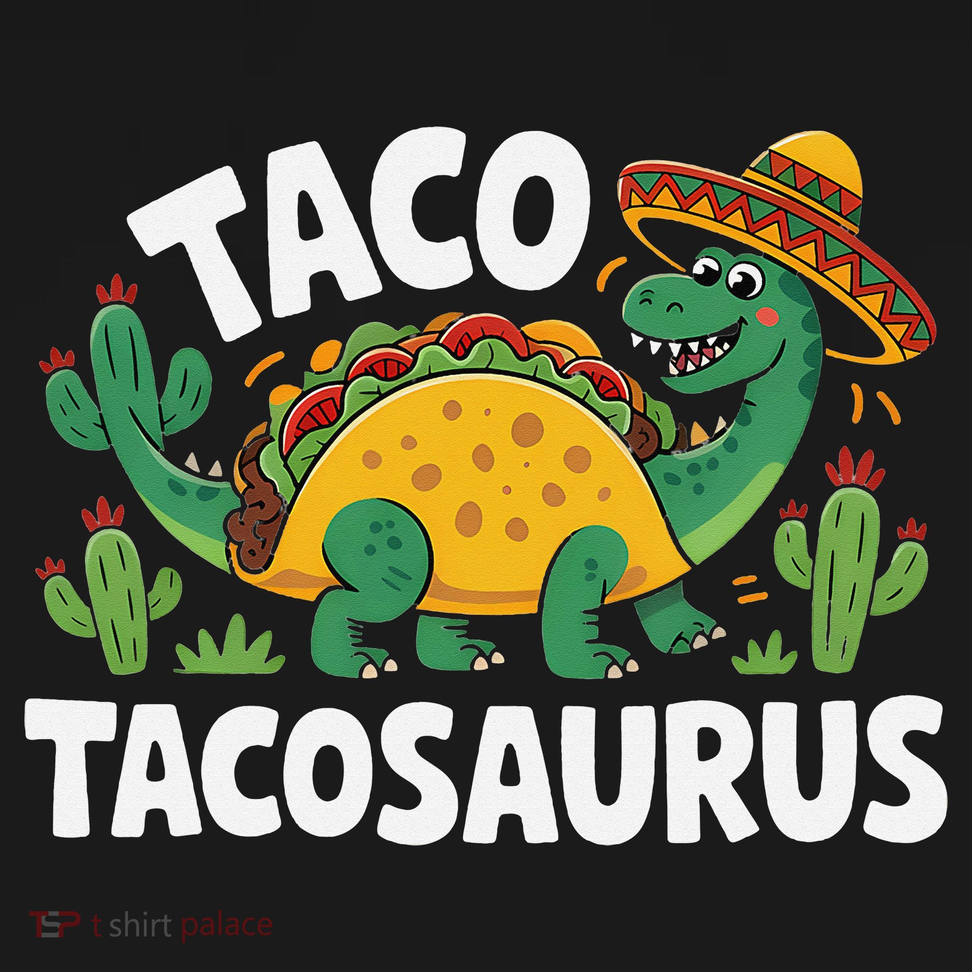 Tacosaurus Taco Dinosaur Funny Dino Cinco De Mayo Mexican Women's Tank Top