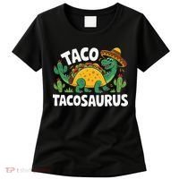 Tacosaurus Taco Dinosaur Funny Dino Cinco De Mayo Mexican Women's T-Shirt thumb 0