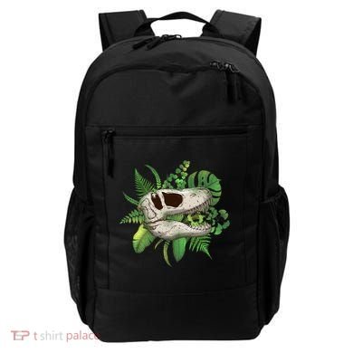 Tropical TRex Dinosaur Skull Backpack