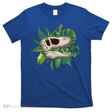Tropical TRex Dinosaur Skull T-Shirt