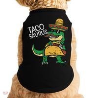 Tacosaurus Taco Dino Trex Cinco De Mayo Doggie Tank thumb 0