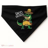 Tacosaurus Taco Dino Trex Cinco De Mayo USA-Made Doggie Bandana thumb 0