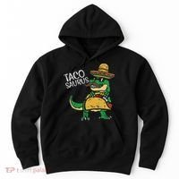 Tacosaurus Taco Dino Trex Cinco De Mayo Hoodie thumb 0