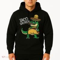 Tacosaurus Taco Dino Trex Cinco De Mayo Hoodie thumb 2