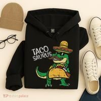 Tacosaurus Taco Dino Trex Cinco De Mayo Hoodie thumb 4